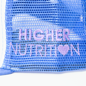 Higher Nutrition Baseball Hat Side Closeup